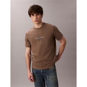 Calvin Klein Jeans hero Monologo Tee Taupe