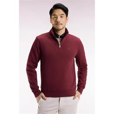 Eden Park Basic 1/4 Zip Sweatshirt Wine
