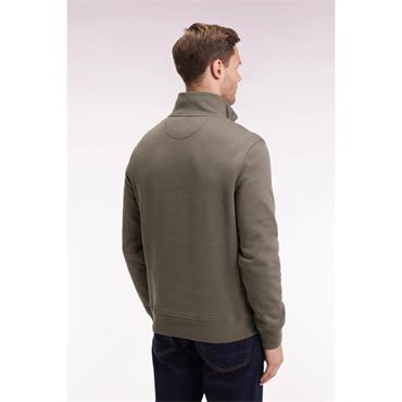 Eden Park Basic 1/4 Zip Sweatshirt Khaki