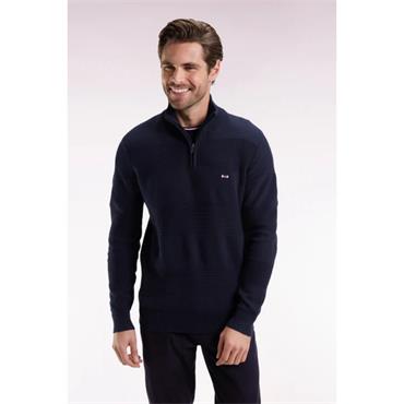 Eden Park Brighthoney 1/4 zip Knit Marine