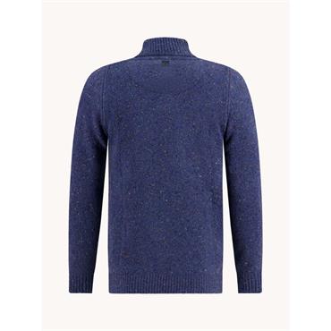 A Fish Named Fred Button Jumper Blue