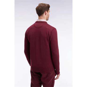 Eden Park Crew Neck Jumper Wine