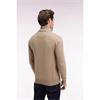 Eden Park Plain Heavy Cotton 1/4 Zip Knit Taupe