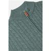 Benetti Grant 1/4 Zip Cable Knit Jumper Sage