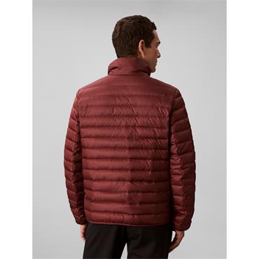 Calvin Klein Light Weight Nylon Channeled Puffer Jacket Red