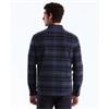 Penguin Plaid Flannel Shacket Navy