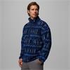 Columbia Helvetia II Half Printed Zip Snap Fleece Navy