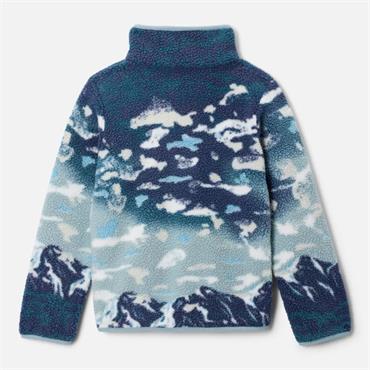 Columbia Helvetia II Half Printed Zip Snap Fleece Blue