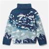 Columbia Helvetia II Half Printed Zip Snap Fleece Blue