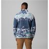 Columbia Helvetia II Half Printed Zip Snap Fleece Blue