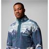 Columbia Helvetia II Half Printed Zip Snap Fleece Blue