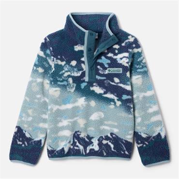 Columbia Helvetia II Half Printed Zip Snap Fleece Blue