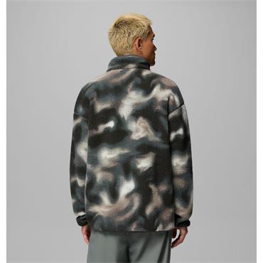 Columbia Helvetia II Half Printed Zip Snap Fleece Moss
