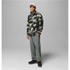 Columbia Helvetia II Half Printed Zip Snap Fleece Moss
