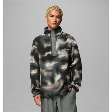 Columbia Helvetia II Half Printed Zip Snap Fleece Moss