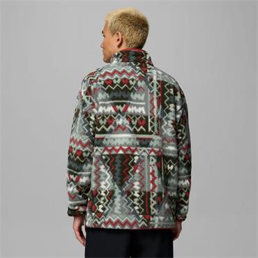 Columbia Helvetia II Half Printed Zip Snap Fleece Sage