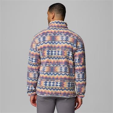 Columbia Helvetia II Half Printed Zip Snap Fleece Seasalt