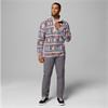 Columbia Helvetia II Half Printed Zip Snap Fleece Seasalt