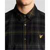 Lyle & Scott Tartan Corduroy Shirt Black