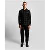 Lyle & Scott Tartan Corduroy Shirt Black