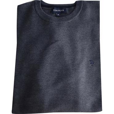 Tom Penn TP067 Crew Neck Jumper Indigo