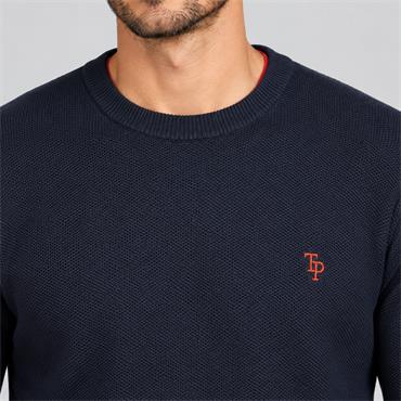 Tom Penn TP067 Crew Neck Jumper Navy