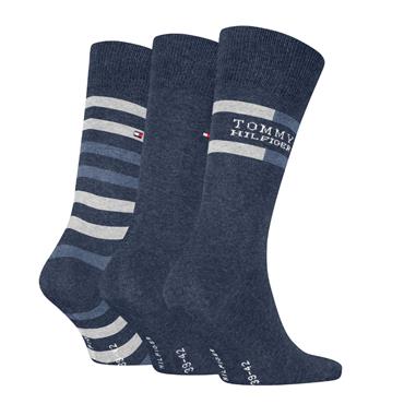 Tommy Hilfiger 3 Pack Socks Giftbox Jeans