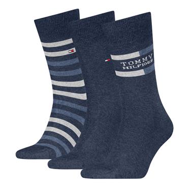 Tommy Hilfiger 3 Pack Socks Giftbox Jeans