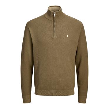Jack & Jones Rex 1/4 Zip Knit Green