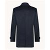 A Fish Named Fred Funnel Neck Coat Navy