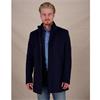 A Fish Named Fred Funnel Neck Coat Navy