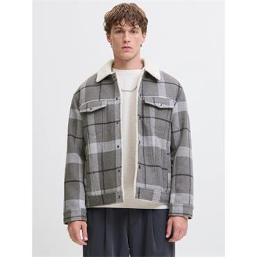 Jack & Jones Texas Wool Trucker Jacket Grey