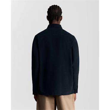 Lyle & Scott Lightweight Needle Cord Overshirt Navy
