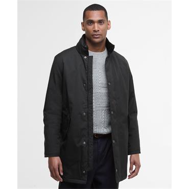Barbour Powell Winter Waterproof Jacket Black