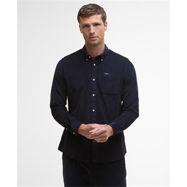 Barbour Ramsey Tailored Cord Shirt Navy