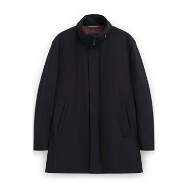 Bugatti 81043 Poplin Coat Navy