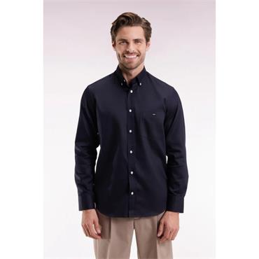 Eden Park Develo Pique Shirt Navy