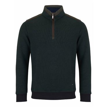 Drifter 55187 Half-Zip Knitted Sweat Dark Green
