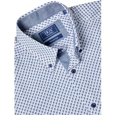 Drifter Print Shirt Blue