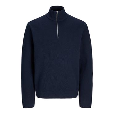 Jack & Jones Milano Half-Zip Knit Navy