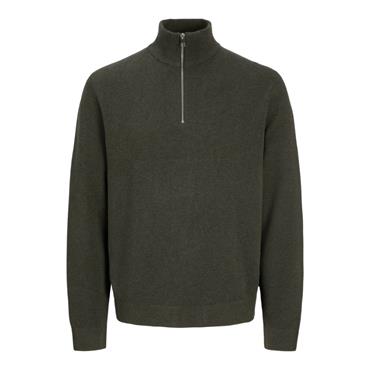 Jack & Jones Milano Half-Zip Knit Olive