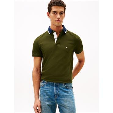 Tommy Hilfiger Pique Grafic Polo Tee Spruce