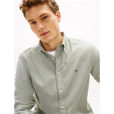 Tommy Hilfiger 41403 Core Flex Classic Stripe Shirt Pine