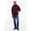 Tommy Jeans Reg Flag Hoodie Berry
