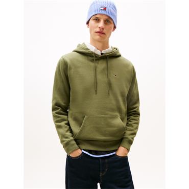 Tommy Jeans Reg Flag Hoodie Green