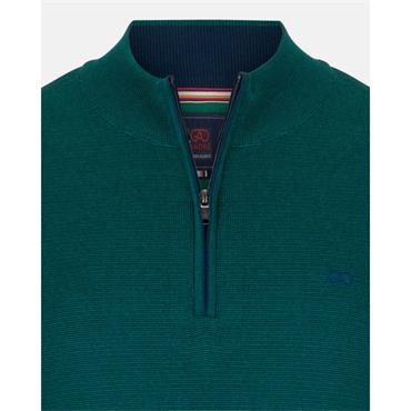 André Inch 1/4 Zip Knit Forest