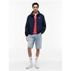 Tommy Jeans Collar Logo Water Repellent Jacket Navy