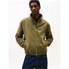 Tommy Jeans Collar Logo Water Repellent Jacket Green