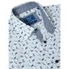 Drifter Bird Print Short Sleeve Shirt Blue