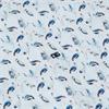 Drifter Bird Print Short Sleeve Shirt Blue